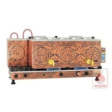 090ANAFO5.jpg Meşale Antik Çay Kazanı, Akıllı, Full Otomatik, 5 Demlikli - Görsel 1