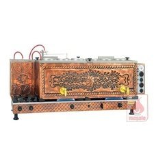 090ATFE6.jpg Meşale Antik Turbo Max Çay Kazanı, Full Elektrikli, 6 Demlikli - Görsel 1