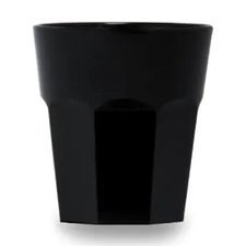 093PM250PC003.jpg Rubikap Premium Polikarbon Bardak, 250 ml, Siyah - Görsel 1