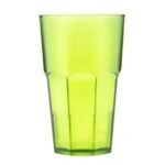 Rubikap Stok Buzlu Avanos Bardak, 330 ml, Yeşil