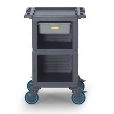 099PROCART206.jpg Fantom Procart 206 3 Katlı Kapalı Servis Arabası, 1 Çekmeceli, 200 kg Kapasiteli - Görsel 1