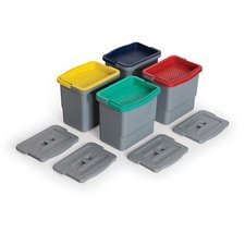 099PROCARTKOV538K-20251117-214437.jpg Fantom Procart KOV 538K Temizlik Arabası Kova Takımı, Süzgeçli, 6 L - Görsel 1