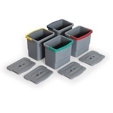 099PROCARTKOV539K-20251117-214452.jpg Fantom Procart KOV 539K Temizlik Arabası Kova Takımı, Kapaklı, 6 L - Görsel 1