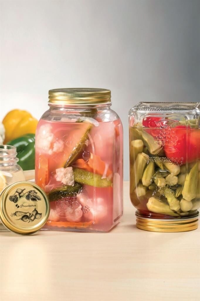 1001073860.jpeg Paşabahçe 80390 Homemade Kapaklı Cam Kavanoz 1500 cc - Görsel 1