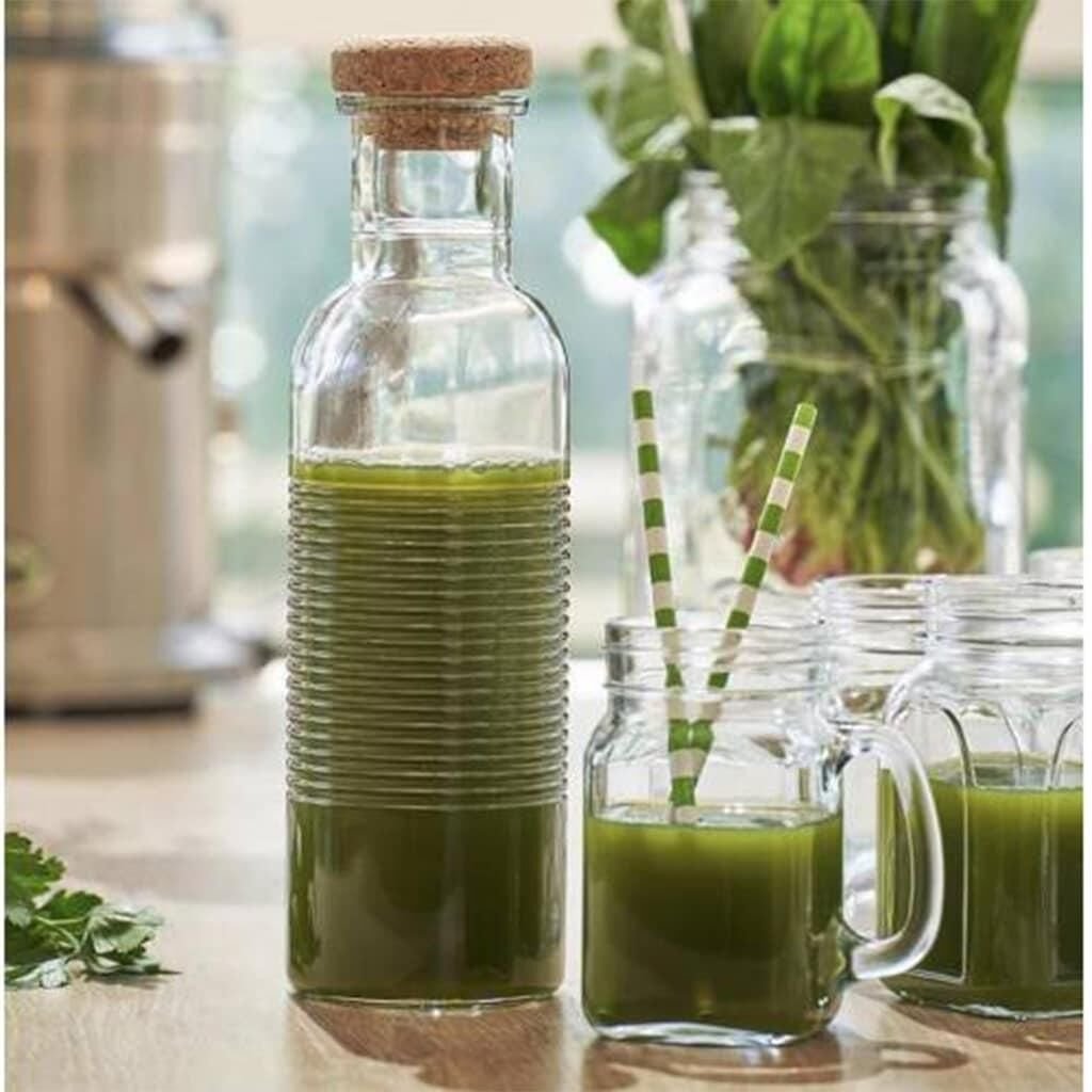 1001109612.jpeg Paşabahçe 80352 Hoop Mantar Kapaklı Şişe - Sürahi 1030cc - Görsel 1