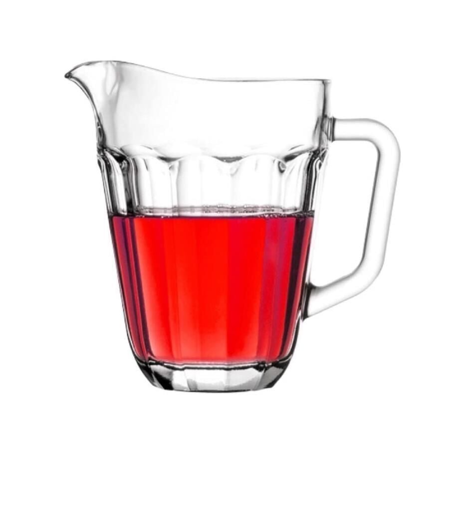 100200692.jpeg Paşabahçe 55052 Casablanca Kana Cam Sürahi 1370 cc - Görsel 1