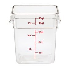 10518SFSCW.jpg Cambro Camsquare Saklama Kabı, 17.2 L - Görsel 1