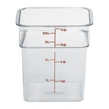 1054SFSCW.jpg Cambro Camsquare Saklama Kabı, 3.8 L - Görsel 1