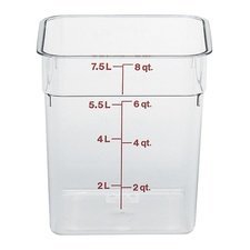 1058SFSCW.jpg Cambro Camsquare Saklama Kabı, 7.6 L - Görsel 1