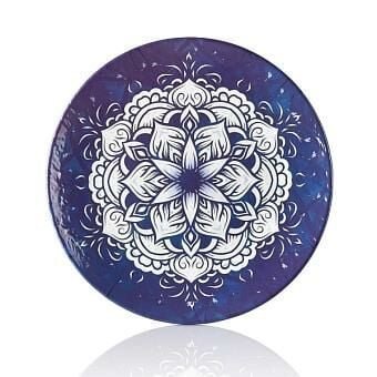 115KUL11945CWLAR.jpeg Külsan Tilda Yuvarlak Tabak Larissa 45 cm - Görsel 1