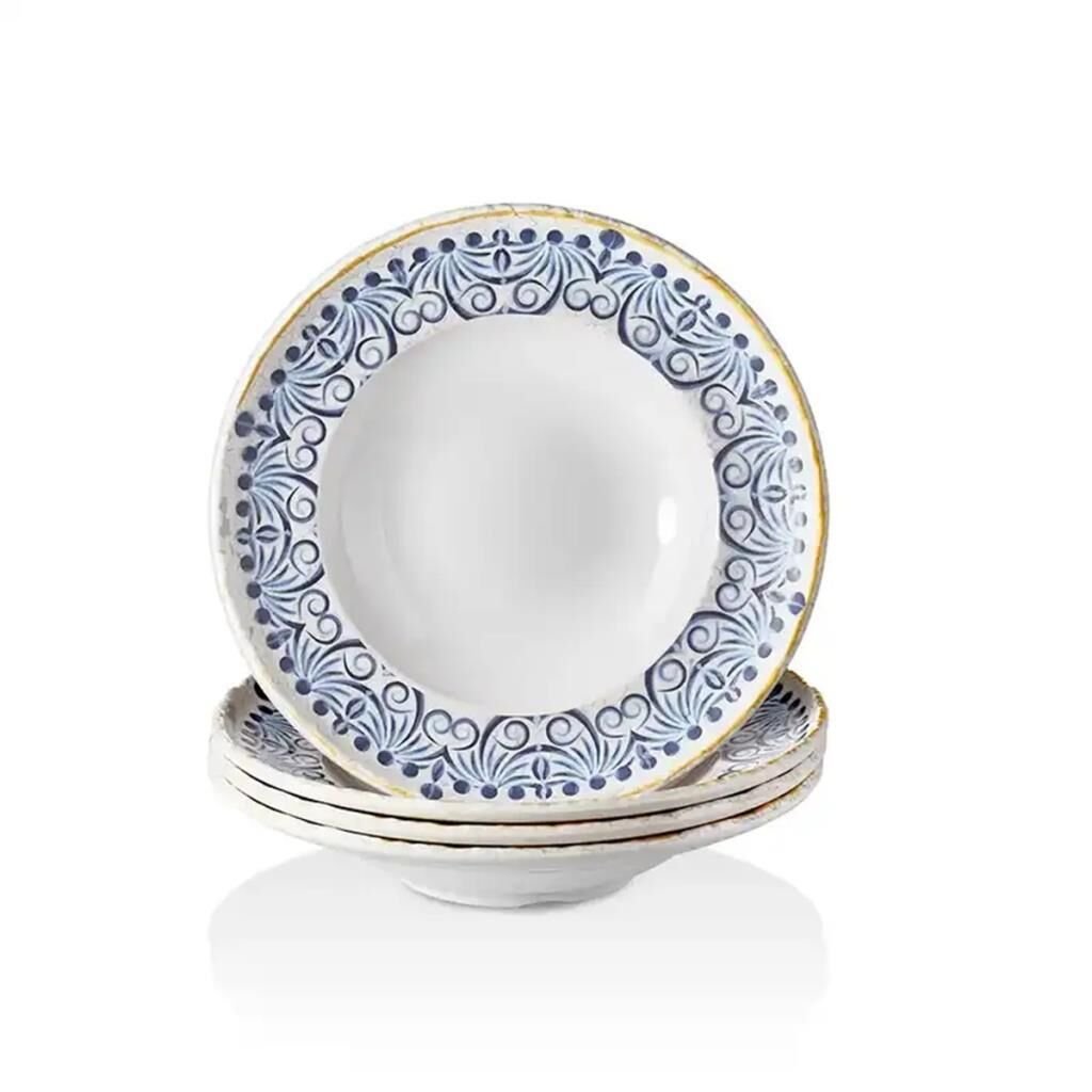 115KUL121CWATH.jpeg Külsan Thermoset Athena Makarna -Salata Tabağı 26 cm - Görsel 1