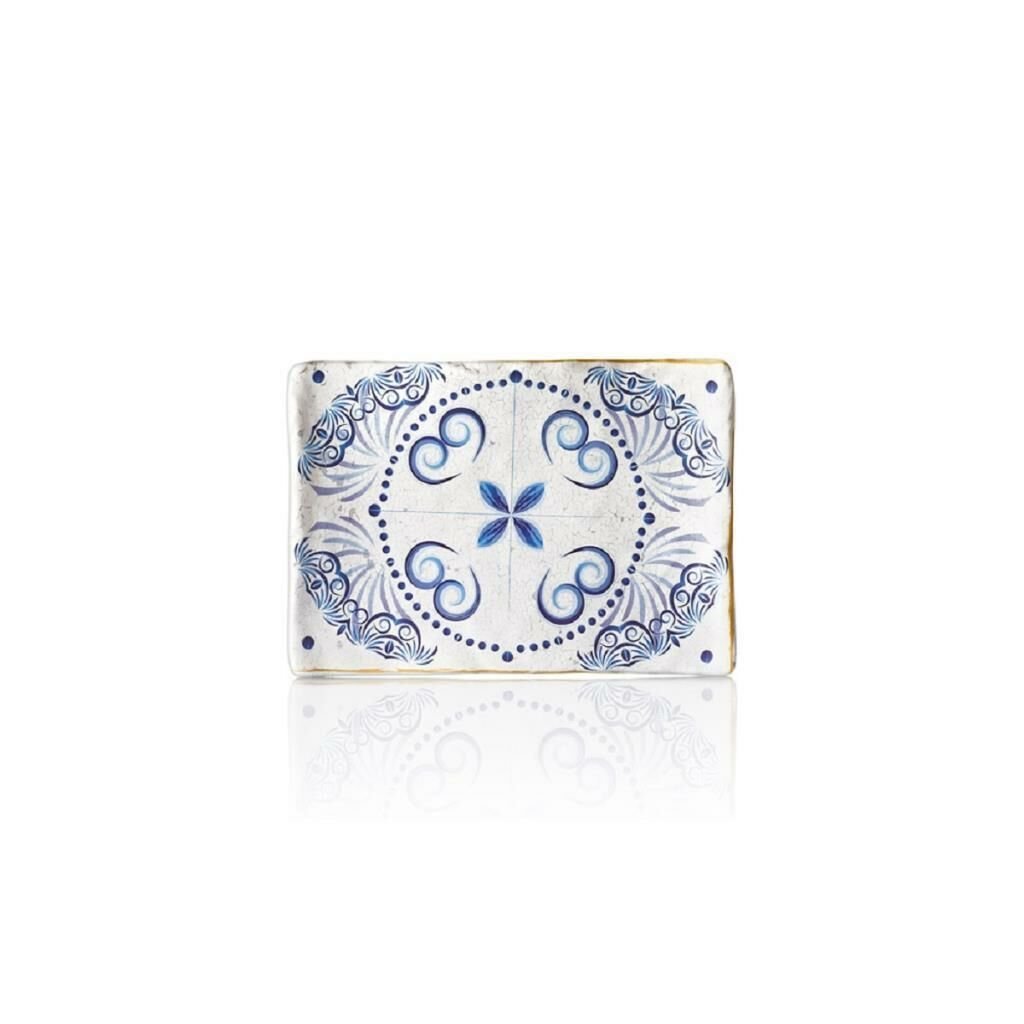 115KUL30019CWATH.jpeg Külsan Deco Boutique Athena Dikdörtgen Servis Tabağı 19x13.5 cm - Görsel 1