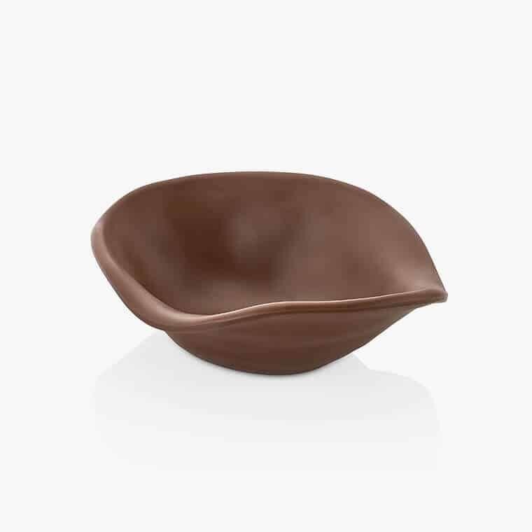 115KUL33015BR.jpeg Külsan Thermoset Poti Kase, Teşhir Kase, 15.2x13 cm, 164 ml,Kahverengi - Görsel 1