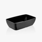 Külsan Thermoset Corona Dikdörtgen Teşhir Kase 26.5x32.5 cm,Siyah