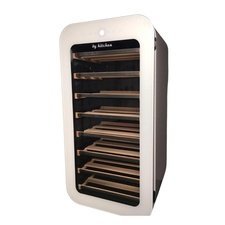 116WC22W1.jpg By Kitchen WC-22W1 Kayar Raflı Şarap Dolabı, Beyaz - Görsel 1