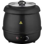 Remta CB10 Çorba Kazanı, Çorba Isıtıcı 9 Litre, Siyah
