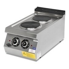 119EMPPLS7KE010Y.jpg Empero 700 Plus 2 Pleytli Yuvarlak Set Üstü Ocak, Elektrikli - Görsel 1