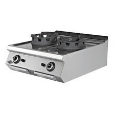 119EMPPLS7WK020.jpg Empero 700 Plus 2 Brülörlü Set Üstü Wok Ocak, Doğalgazlı - Görsel 1