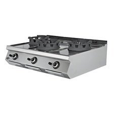 119EMPPLS7WK030.jpg Empero 700 Plus 3 Brülörlü Set Üstü Wok Ocak, Doğalgazlı - Görsel 1