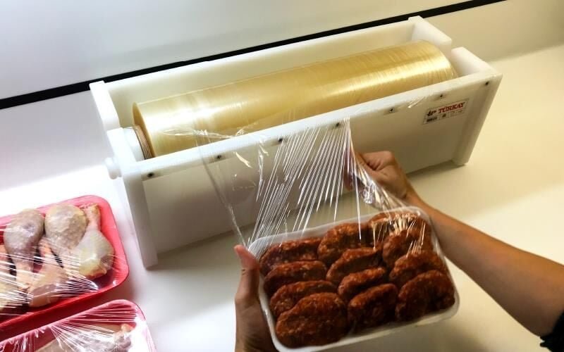 119TRK1817.jpeg Türkay Polietilen 1817 Streç Film Kesme Aparatı Küçük Boy 10x34 cm - Görsel 1