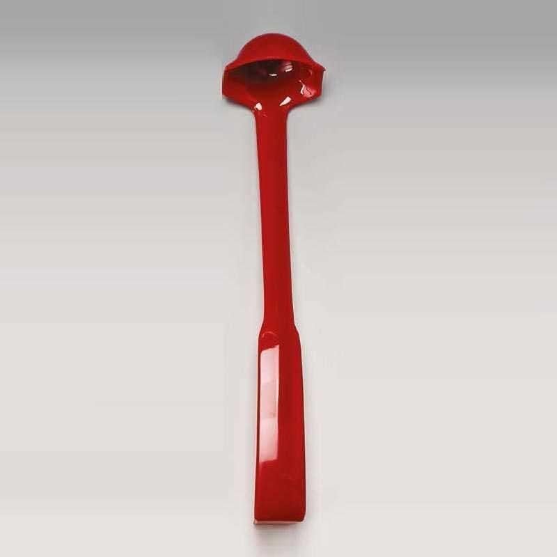 123ALKPDF340K.jpeg Zicco Polikarbon Açıkbüfe Sos Kepçesi Çift Taraflı Kırmızı 27 cm - Görsel 1