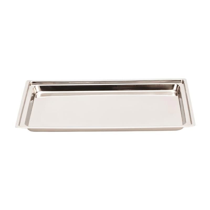 123ALKZCP266.jpeg Zicco Derin Çelik Teşhir Tepsi, 44.5x29.5 cm - ZCP 266 - Görsel 1