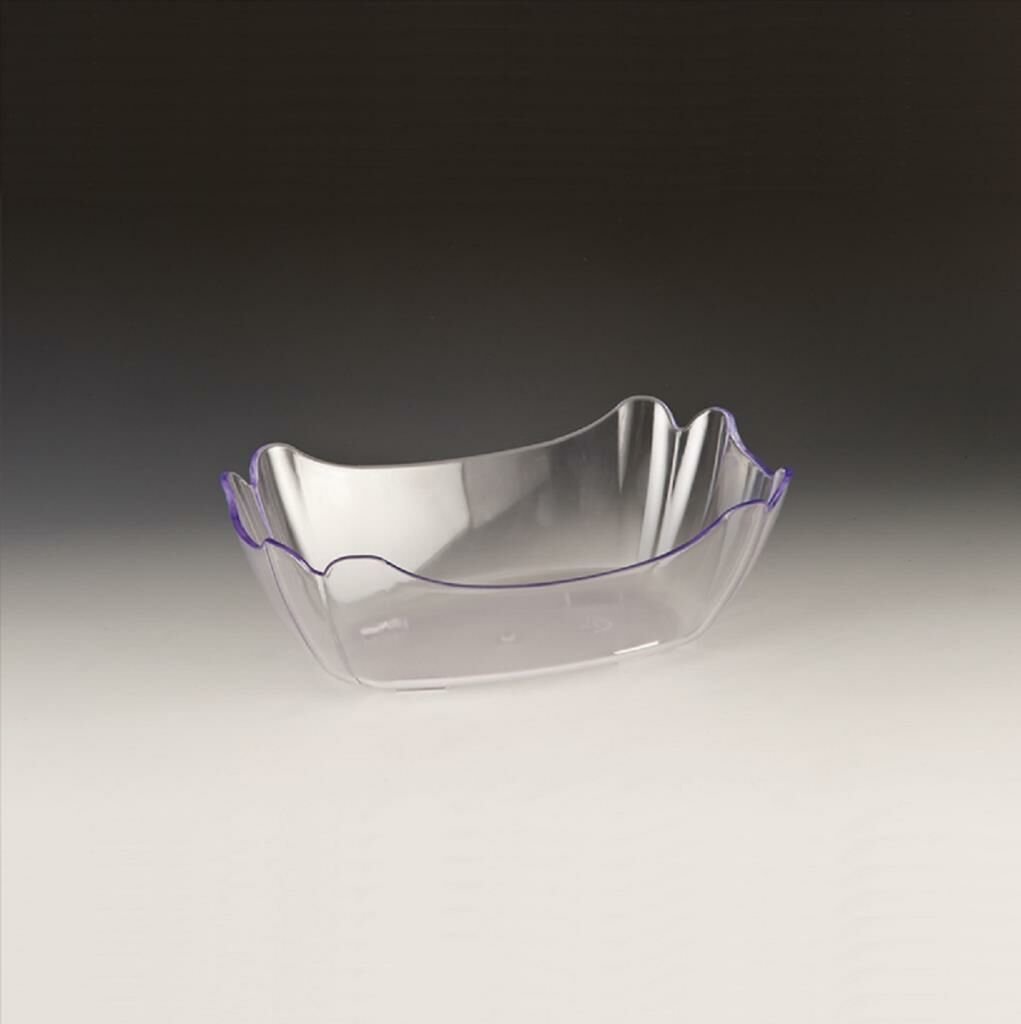 123ALKZCP337.jpeg Zicco ZCP 337 – 1 Dikdörtgen Polikarbon Teşhir Kasesi, 27x18x9 cm, Şeffaf - Görsel 1