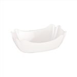 Zicco Dikdörtgen Polikarbon Teşhir Kasesi, 27x18x9 cm,Beyaz ZCP 337 – 2