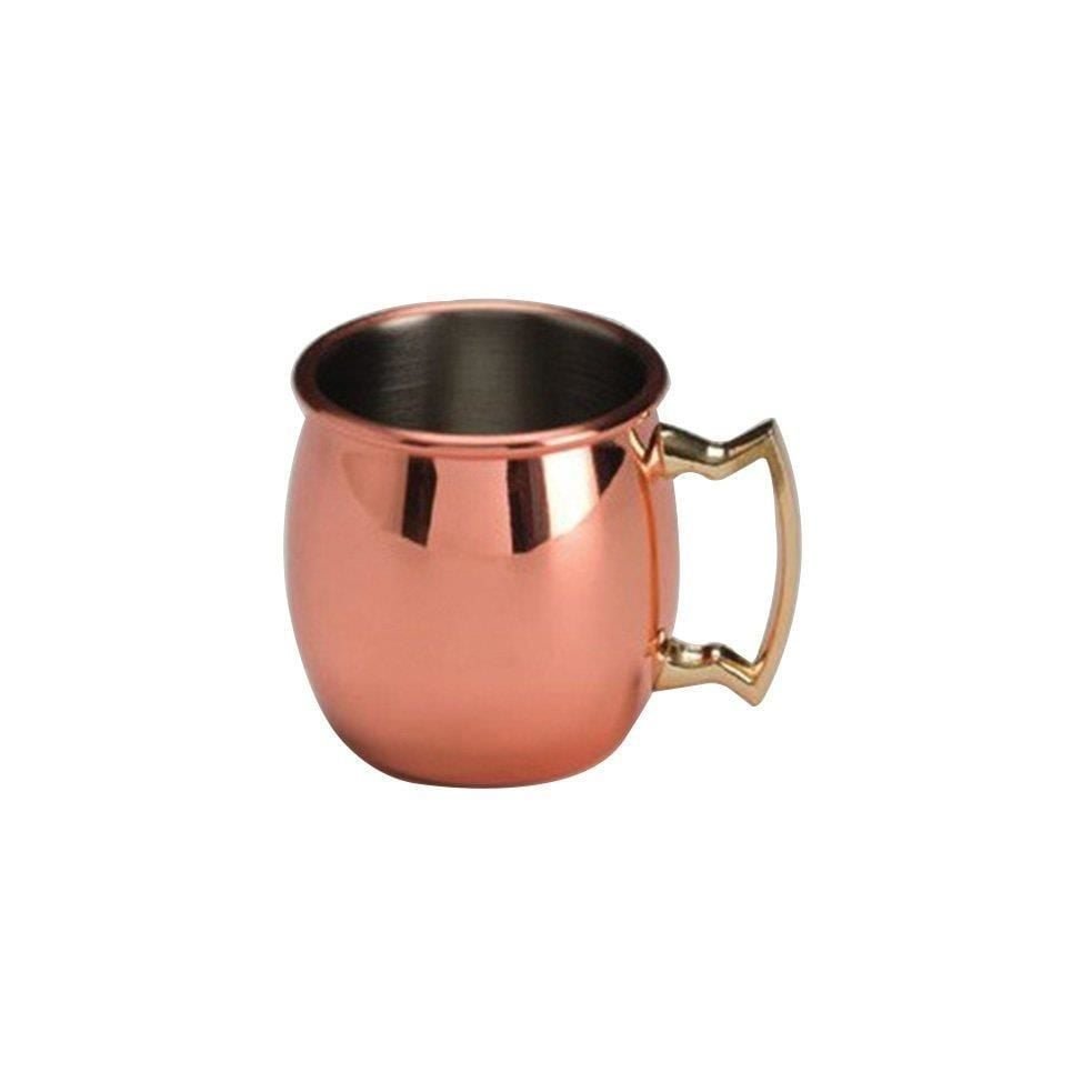 123ALKZKB170.jpeg Zicco Bakır Kaplama Çelik Mini Sütlük, Süt Potu 60 ml - Görsel 1