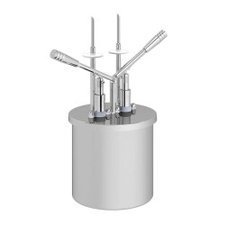 128420104.jpg Kalando KD-019-06 Çift Enjekte Dolum İğneli Paslanmaz Çelik Hazneli Çift Kollu Sos Pompası, 6 L - Görsel 1