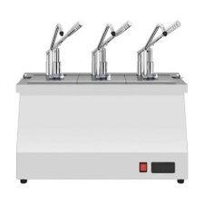 128530105D.jpg Kalando KD-021 Dijital Paslanmaz Çelik Benmari Isıtmalı Sos Pompası, GN 1/6, 3x3 L - Görsel 1