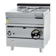 136KRCSEDT890.jpg Karacasan 900 Seri Devrilir Tava, 800x900x850 mm, Elektrikli - Görsel 1