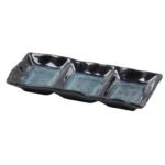 Matgusto Mavi Sakura Servis Tabağı, 3 Bölmeli