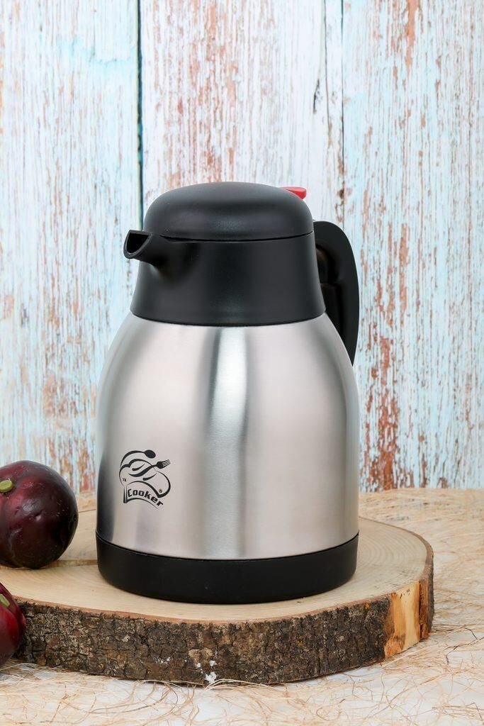 144CKR2004.jpeg Cooker CKR2004 Paslanmaz Çelik Termos 1.5 Litre - Görsel 1