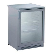 145110569.jpg Zanussi 110569 Tezgah Altı Tek Cam Kapılı Buzdolabı, 160 L, Gri Boyalı - Görsel 1