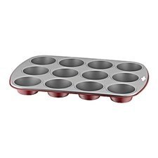 146066754505.jpg Kaiser Classic Plus Mini Muffin Kalıbı, 12 Hazneli, 29x18 cm, Kırmızı - Görsel 1