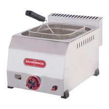 1512702.jpg SilverInox 2702 Fritöz, 5 L, Doğalgazlı - Görsel 1