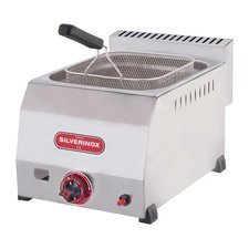 1512704.jpg SilverInox 2704 Fritöz, 8 L, Doğalgazlı - Görsel 1