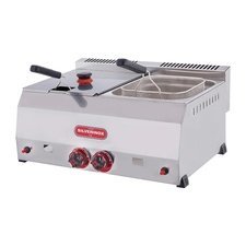 1512705.jpg SilverInox 2705 Fritöz, 8+8 L, Doğalgazlı - Görsel 1