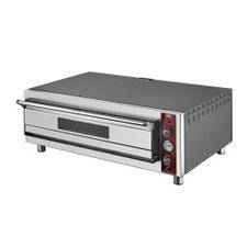 151PF92.jpg SilverInox PF-92 30 cm x 6 Pizza Kapasiteli Tek Katlı Pizza Fırını, Elektrikli - Görsel 1