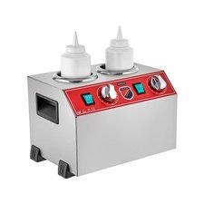 151SS02.jpg SilverInox SS-02 İkili Sosluk, Elektrikli - Görsel 1