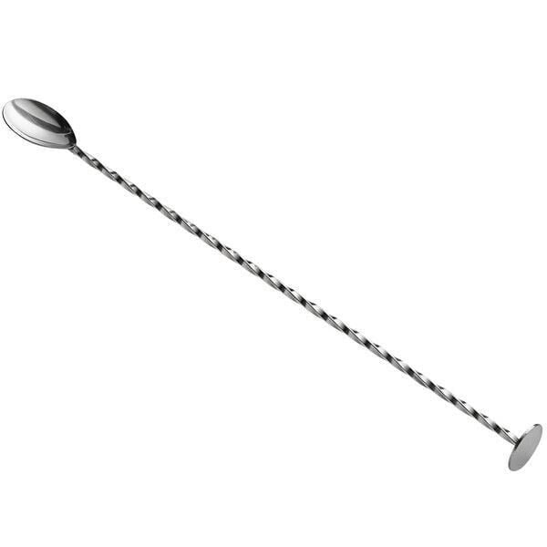 159BRD681.jpeg Biradlı BRD-681 Burgulu Bar Kaşığı - Kokteyl Kaşığı 27 cm, - Görsel 1
