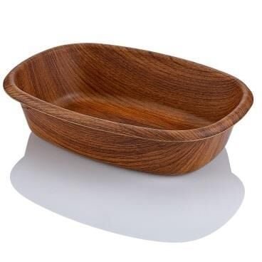 177EVE10139.jpeg Evelin 10139 Oval Ekmeklik, Ekmek Sepeti 14,5x19,5x4,5 cm - Görsel 1