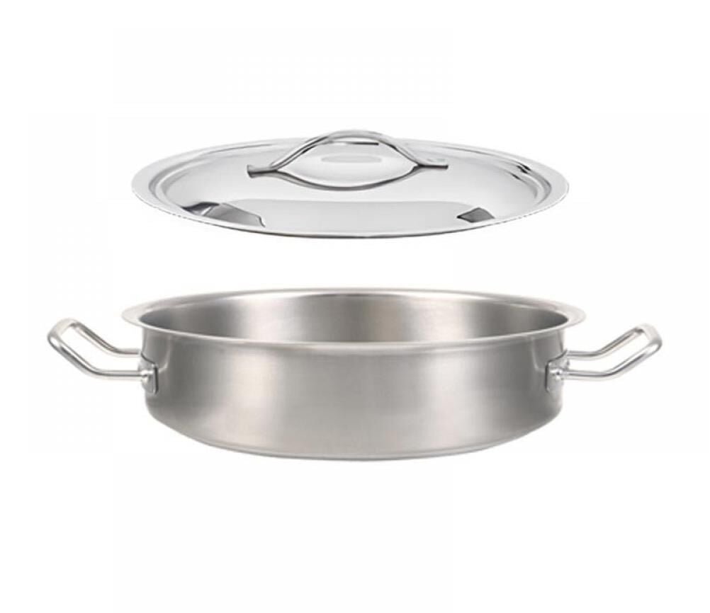 201KAY51013000002.jpeg Kayalar Kapaklı Karnıyarık Tencere Mat 35x8 cm 8 Litre - Görsel 1