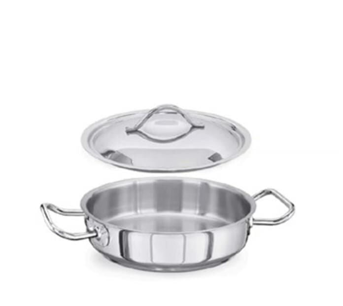 202KAP30142005.jpeg Kapp Paslanmaz Çelik Silindirik Tencere 20x5 cm - Görsel 1