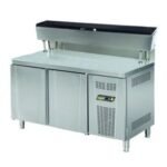 Ndustrio MUR-73 HL Tezgah Tipi Yüksek Ayaklı Salata Hazırlık Dolabı, 3 Kapılı, 532 L