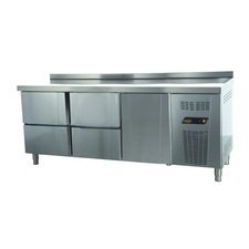 204TPG736D.jpg Ndustrio TPG-73-6D Tezgah Tip Gastronorm Buzdolabı, 6 Çekmeceli - Görsel 1