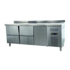 204TPS632D.jpg Ndustrio TPS-63-2D Tezgah Tip Snack Buzdolabı, 2 Çekmeceli, 2 Kapılı - Görsel 1