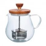 Hario TEO-70-OV Pull Up Tea Maker, Teaor Wood, 700 ml