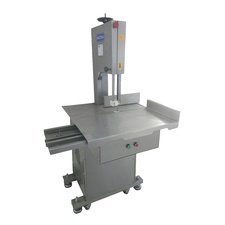 209109502.jpg Mateka Et-Kemik Kesme Testeresi, Paslanmaz Gövdeli, Ayaklı, Büyük Boy, 380V - Görsel 1